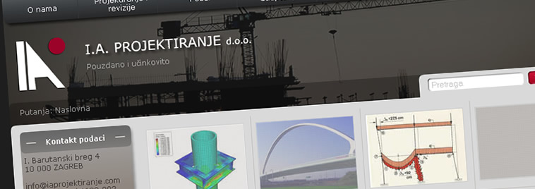 Web stranice IA Projektiranje