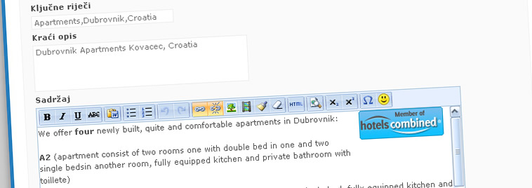 WBuilder - izmjena sadržaja web stranica                        