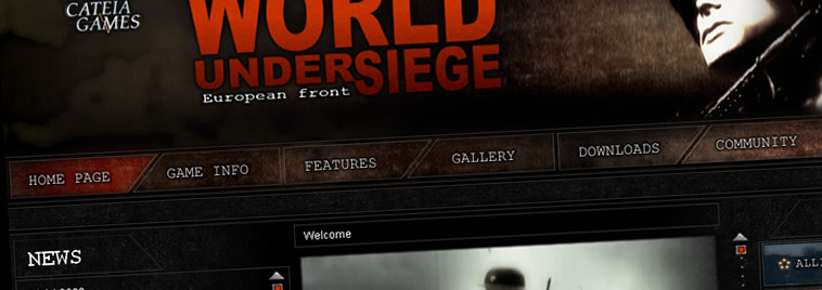 Web stranice video igre World under siege